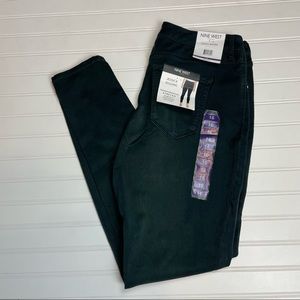 Nine west Jessica jegging dark green sz 16 stretch skinny pants jeans
